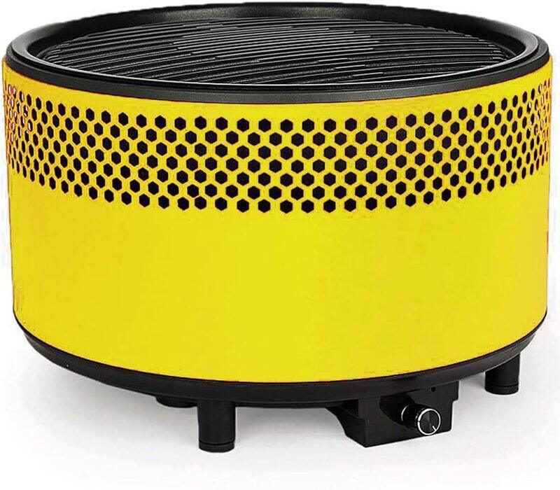 

Danube Home Portable Charcoal BBQ Grill, Yellow