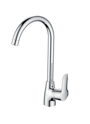 Danube Home Milano Prato Sink Mixer with Brass Single Handle Sink Mixer & Faucet, Chrome