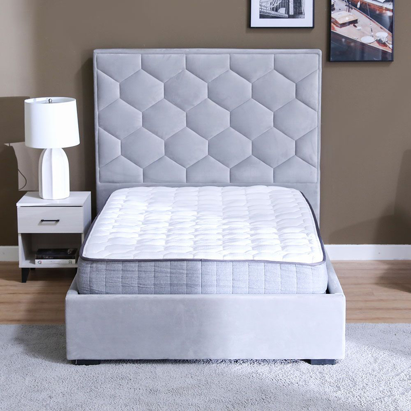 Danube Home Natural Memory Foam With Pocket Spring Mattress, Single, White