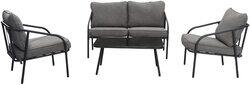 Danube Home Lazio 4-Seater Outdoor Sofa Set, Grey