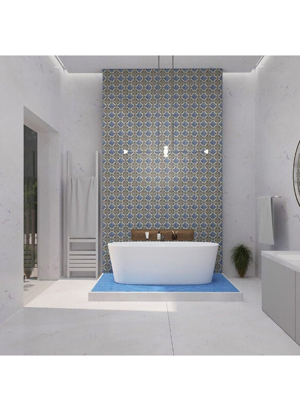

Milano Oise Acrylic Freestanding Bathtub with Pop Up Waste, White