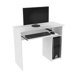 Danube Home Amity Computer Table, White