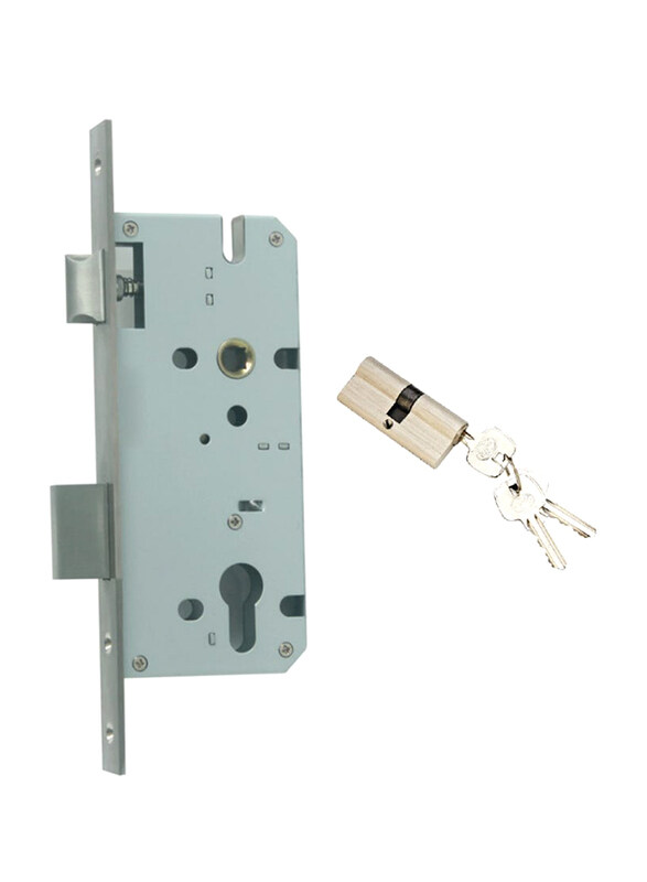 

Danube Home Milano Lockbody with 70mm Cylinder, 85 x 45mm, Silver