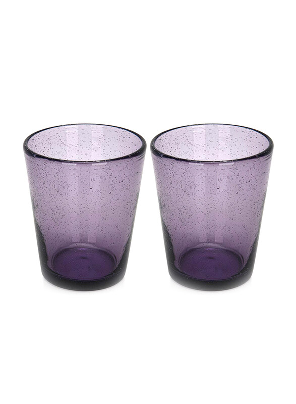 

Danube Home 330ml 2-Piece Tumbler Glass Set, Multicolour