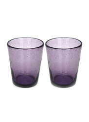 Danube Home 330ml 2-Piece Tumbler Glass Set, Multicolour