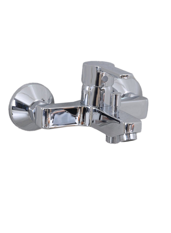 Danube Home Ideal Standard Idealstream Bath Shower Mixer with Brass Rain Shower Single Handle Faucet & Handheld Spray, Chrome