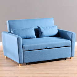 Danube Home Alpha 2 Seater Sofa Bed, Blue