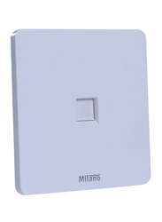 Milano Computer Outlet Cat-6 Switches, White