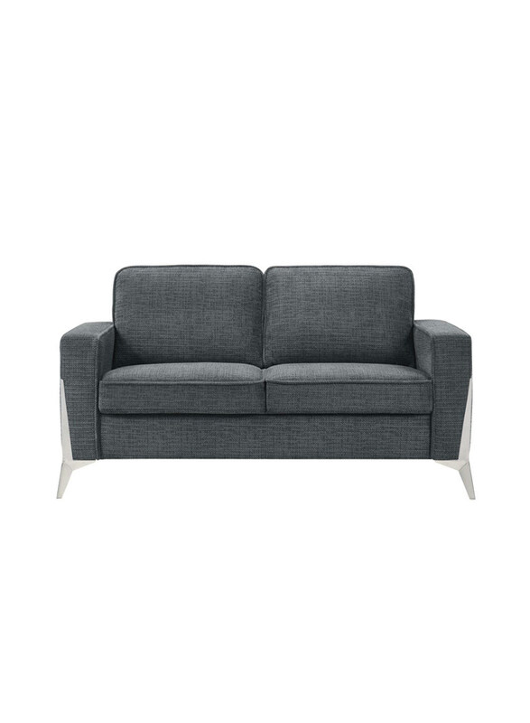 

Danube Home Edellbert 2 Seater Fabric Sofa, Dark Grey