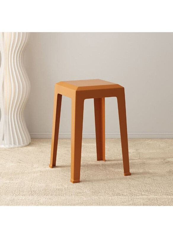 

Danube Home Sorfey Light Weight Single Backless Stool, Orange