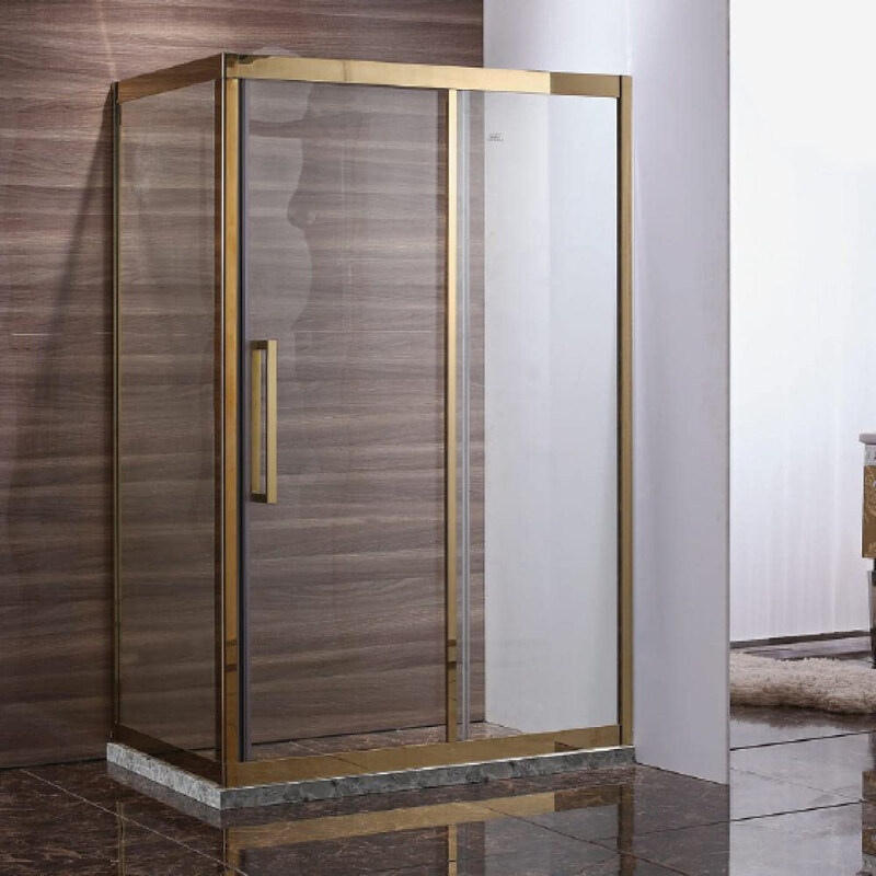 

Danube Home Milano Shower Cubicle, Kl51001B, Gold