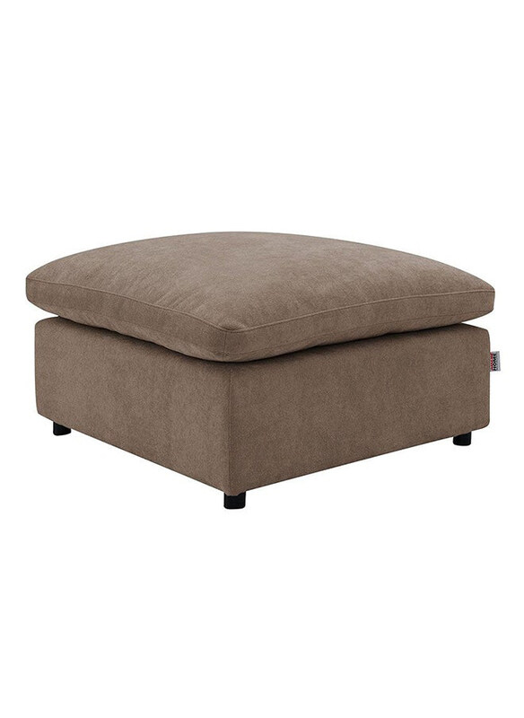 

Danube Home Laxus Ottoman Single Chair Or Footrest Pouf, Brown