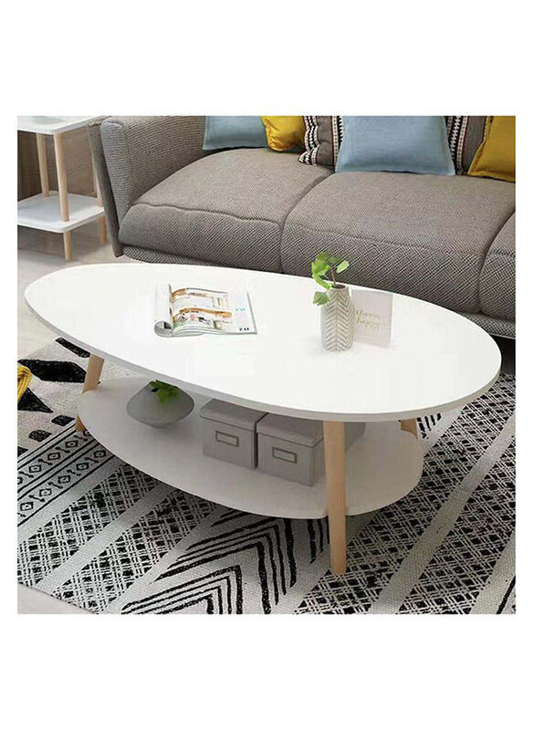 

Danube Home Santana Multi Functional Desk Space Saving Centre Coffee Table, White