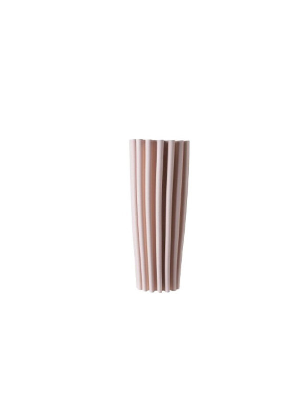 

Danube Home Zenith 3D Printed Ceramic Vase, Brown