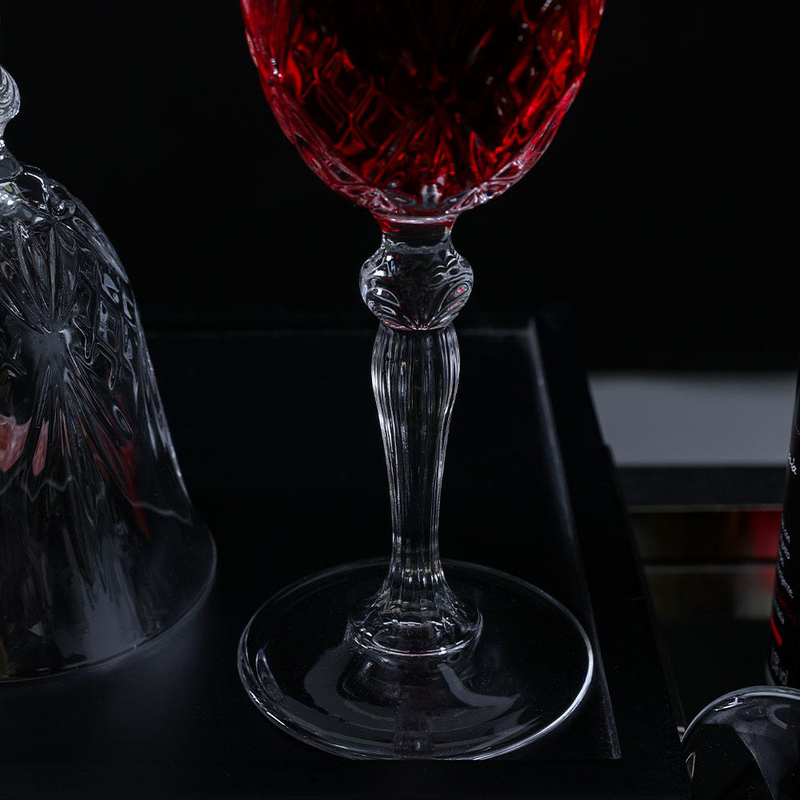 Danube Home 270ml 6-Piece Rcr Melodia Wine Crystal Glass Set, White