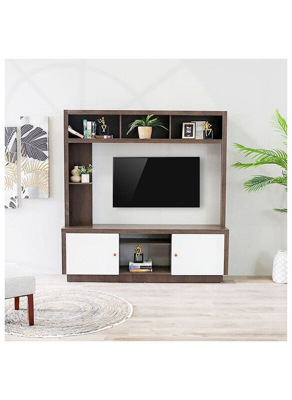 

Danube Home Izan TV Cabinet, Rustic/White