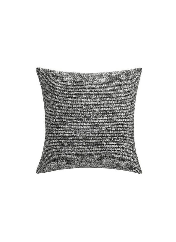 

Danube Home Gleam Cushion Stylish Throw Pillow, Grey/White