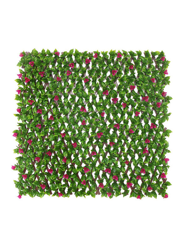 

Danube Home Artificial Willow PVC Fence, Green/Red