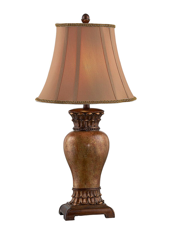 

Danube Home Jonathan Polyresin Table Lamp, Gold