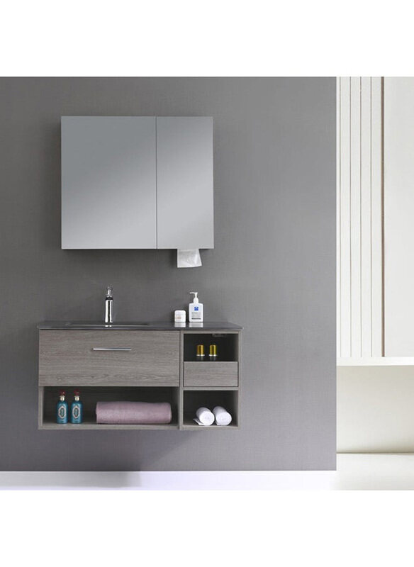 

Milano Sophia Vanity Bathroom Storage Cabinet, Grey