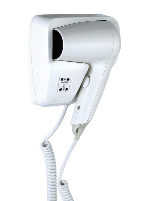 Danube Home Milano Acrylic Compact Hair Dryer, HSD-9029-1, White