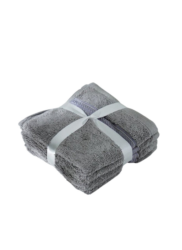 

Danube Home 4-Piece Ecotwist Face Towel Set, 33 x 33cm, Light Grey