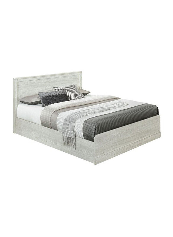 

Danube Home Zirco King Bed with Underbed Storage, White Oak