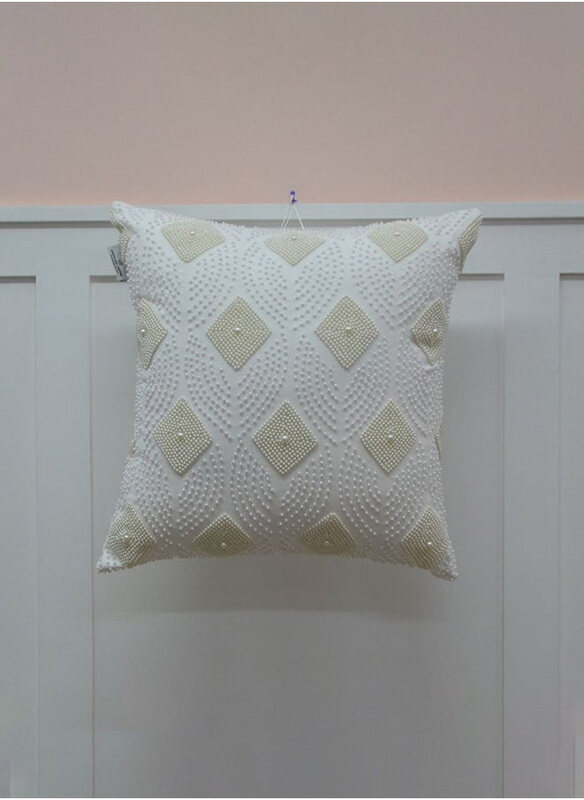 

Danube Home Gleam Cushion, Off White