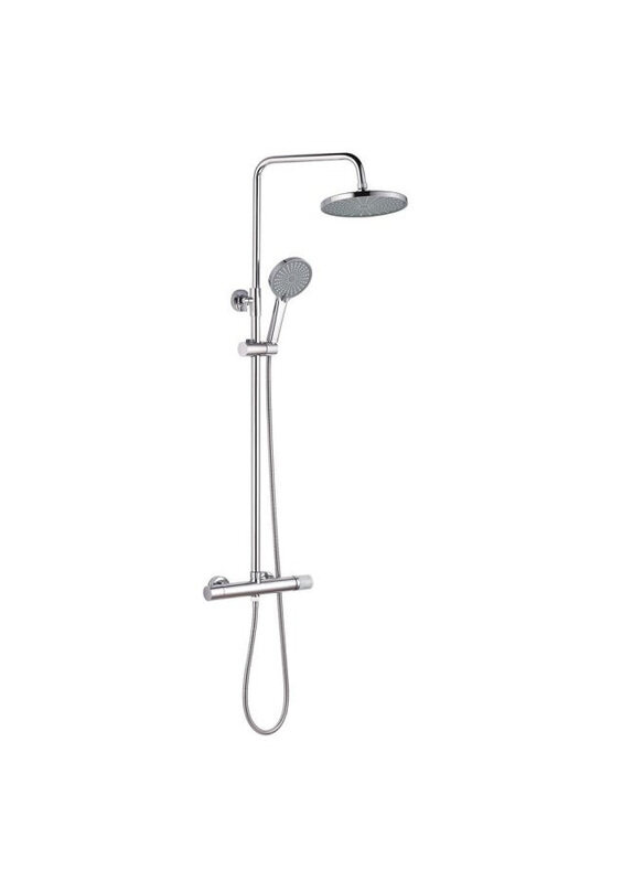 

Danube Home Nolo Rain Shower Column-Complete Set, Chrome