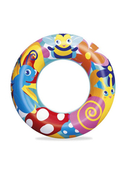 Danube Home Bestway Swim Ring Designer Inflatable Swimming Pool Floater, Multicolour