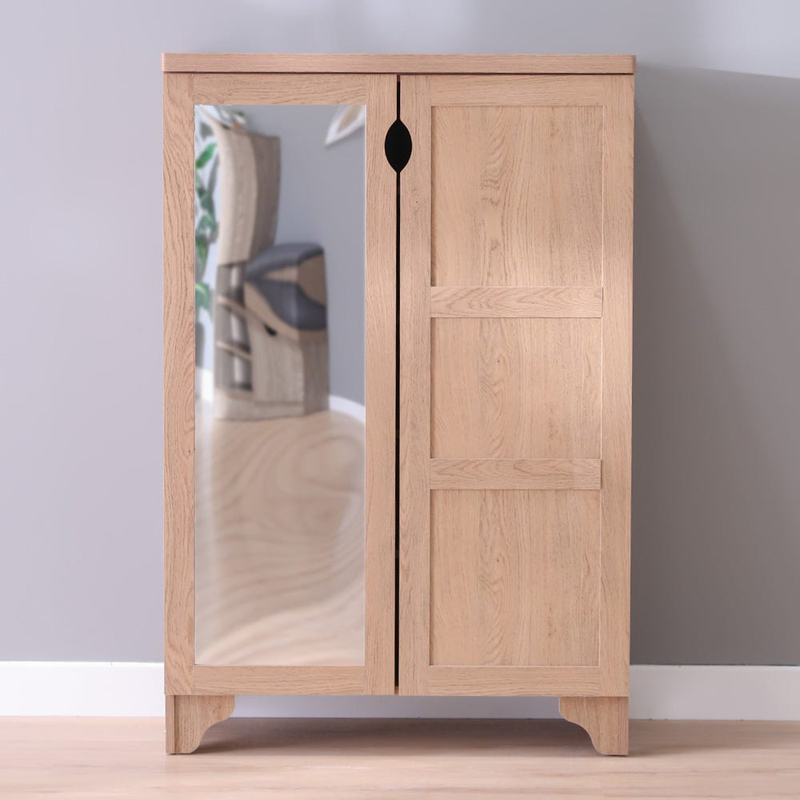 Danube Home Hudson Shoe Cabinet, Beige Oak