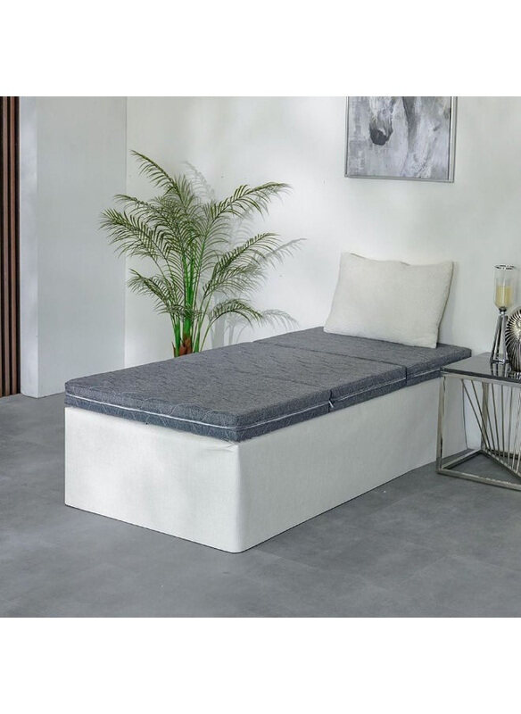 

Danube Home Single Zip Trifold Travel Camp Foam Mattress, Multicolour