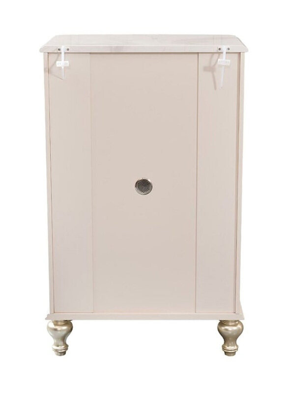 

Danube Home Jasmine 5-Drawer Chest Cabinet, Light Beige