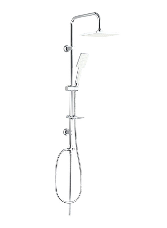 Danube Home Stainless Steel Column Shower for Toilets, Bathroom, Lavatory, Chrome