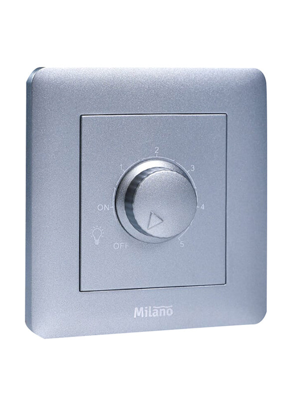 Milano Light Dimmer Switches, 630W, Silver