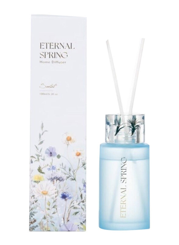 

Danube Home SS24-Amara Reed Diffuser with Dried Flowers, Blue