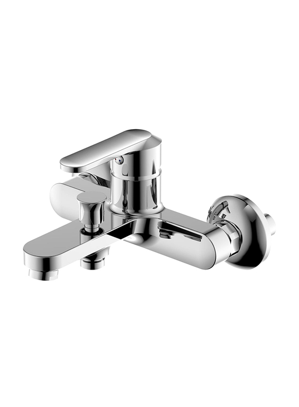 Milano Pia Bath Shower Mixer with Shower Set, Chrome