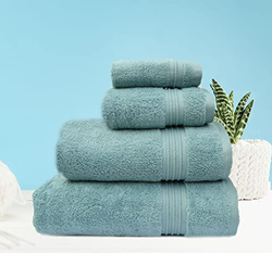 Danube Home Flossy Wash Towel, Aqua