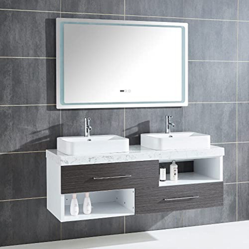 

Danube Home 3-Piece Vanity Milano Set, HS-6287, White