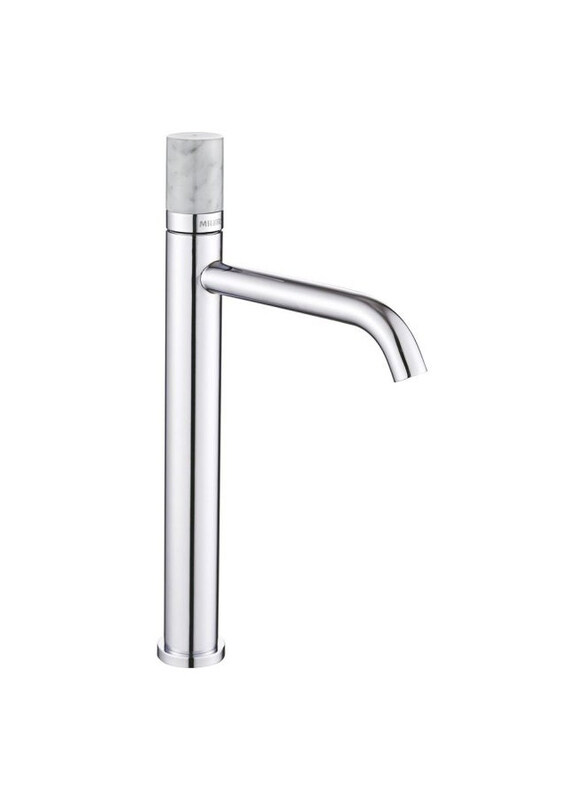 

Danube Home Nolo Art Basin Mixer Chrome With Pop Up Waste, Chrome