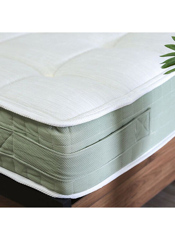 

Danube Home Charcoal Foam with Pocket Spring Mattress, Super King, White