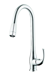 Danube Home Milano Pull Out Kitchen Sink Mixer, 227 x 457mm, Silver