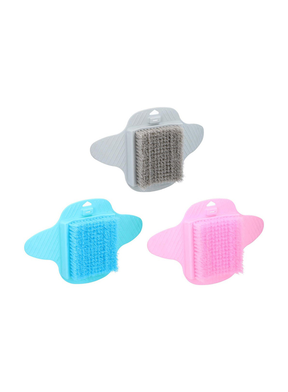 Danube Home Foot Scrub Brush with Suction Silicon