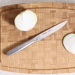 Danube Home 3.5-inch Paring Stainless Steel Bergen Knife With Hollow Handle, Silver