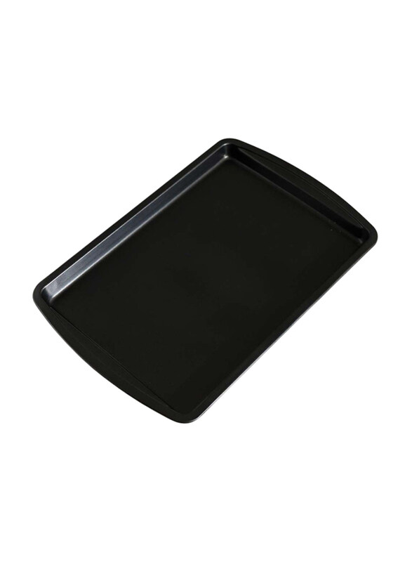 

Danube Home 0.6mm Bake Me Happy Carbon Steel Cookie Sheet, Black