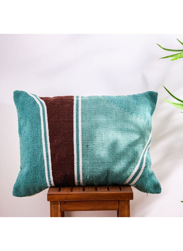 

Danube Home Outdoor Woven Cushion Patio Throw Pillow, Multicolour