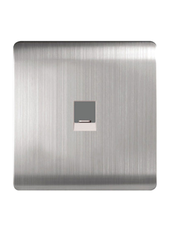 Danube Home Milano Single Data Outlet Cat-6, Silver