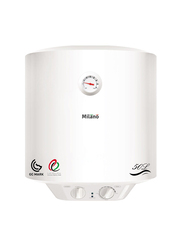 Danube Home Milano 50 Liter Electric Water Heater Vertical, White