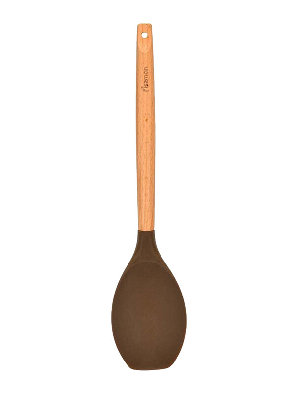 

Danube Home Fissman KW-2174 Silicone Spatula With Wooden Handle, Brown