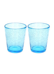 Danube Home 330ml 2-Piece Tumbler Glass Set, Multicolour